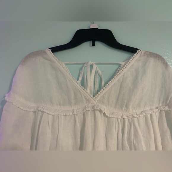 120% Lino White Dress - Picture 2 of 8